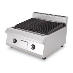 GAS OPERATED COUNTERTOP LAVA ROCK GRILL ET-TSRQSKL
